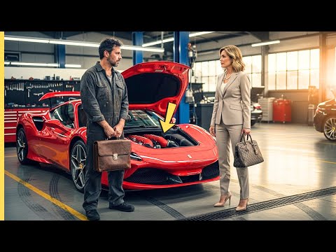 LA FERRARI ESTUVO 30 DÍAS ABANDONADA... HASTA QUE UN MECÁNICO DESEMPLEADO LA TOCÓ Y REVELÓ LO...