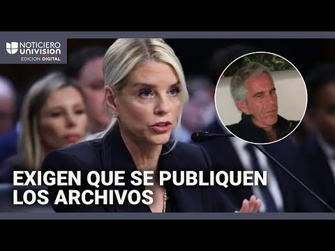 Buscan declarar a Pam Bondi en desacato por no publicar todos los archivos Epstein: lo analizamos