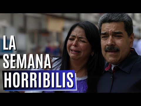 Semana trágica para Maduro: los duros golpes en 7 días