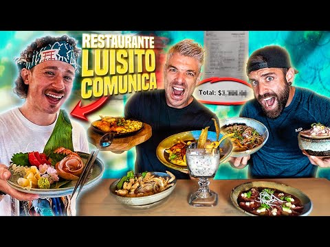 COMIENDO en el NUEVO RESTAURANTE de LUISITO COMUNICA *PEDIMOS TODA LA CARTA* +3KG 🐟 ¿VALE LA PENA?