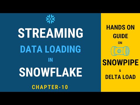 Continuous Data Loading & Data Ingestion in Snowflake | Chapter-10 | Snowflake Hands-on Tutorial