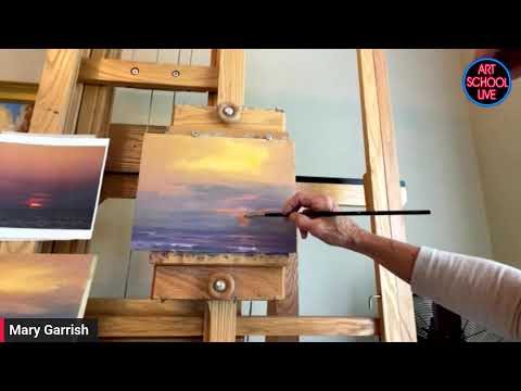 Painting Ocean Sunrises like a Pro with Mary Garrish