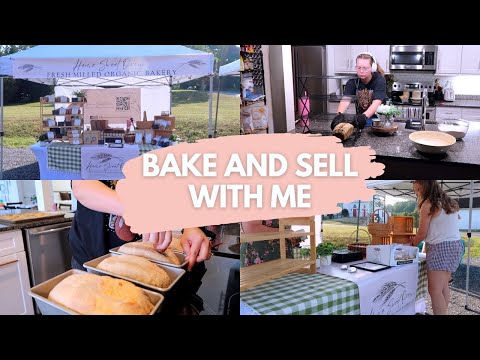 Bake + Sell With Me at the Farmers Market | Micro Bakery Behind the Scenes
