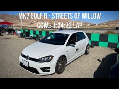 MK7 Golf R - Streets of Willow CC - 1:24:73 lap