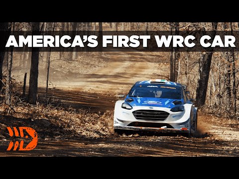 First Modern WRC Car In America | M-Sport Ford Fiesta WRC