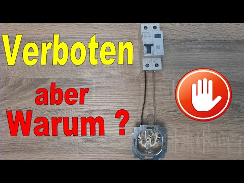 Verboten ! Teil1: RCD/FI Schalter bei Nullung 😲 Elektrik im Altbau erneuern. FI Schalter nachrüsten.