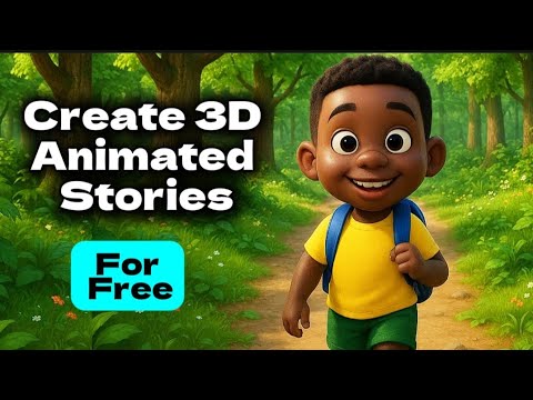 How to create 3D Animated Stories with AI (EASY METHODS) 100% Free / Fully Monetizeable on YouTube