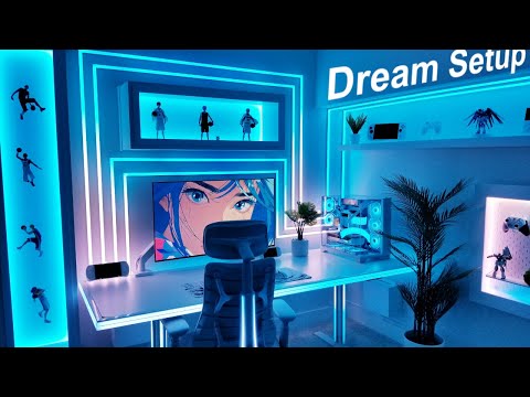 I Built the Ultimate Custom Gaming Room! COMPLETE Start to Finish Build Video.