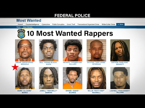 The 10 Most Wanted Rappers by Police (2025)