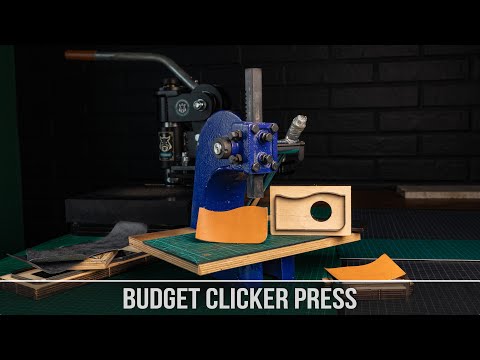 Budget clicker press for leather craft🏗️