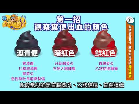 【長安保健室】血便別急著冲，教你分辨腸道健康-大腸直腸科-王愷晟醫師