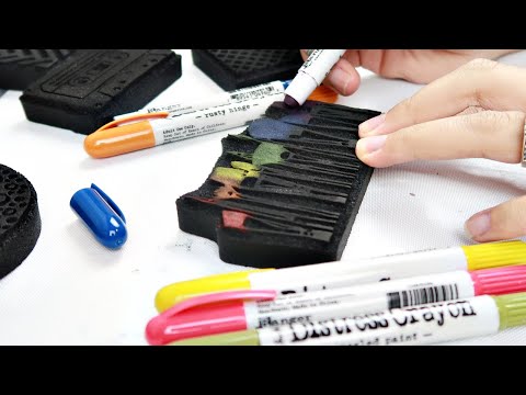 Stamping Techniques With Foam Stamps
