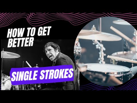 HOW TO NOT SUCK AT DRUMS! Single Stroke lesson