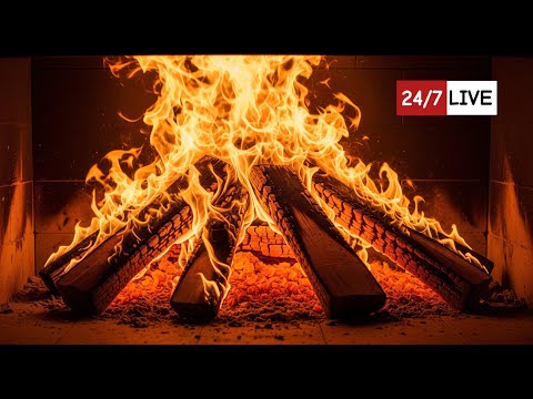 🔥 Ultra Realistic Fireplace 4K. Soothing Crackling Fire Sounds for Sleep, Work & Relaxation