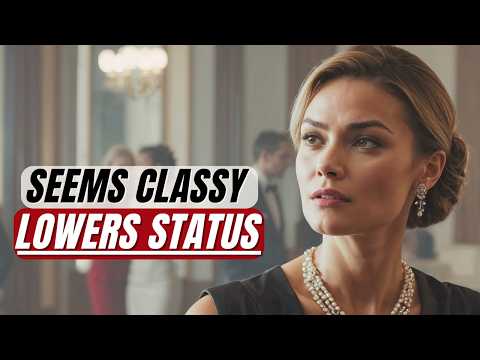 7 Behaviors That Seem Classy… But Quietly Lower Your Status