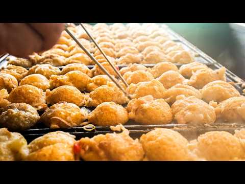 鮮やかな超高速たこ焼き捌きで最大1万個が爆売れする名古屋たこ焼き専門店丨Japanese Street Food