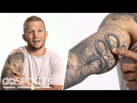 UFC Champion TJ Dillashaw Breaks Down His Tattoos | GQ Sports