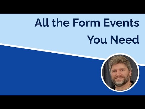 Everything You Need to Know About Form Events