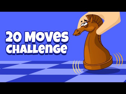 Can You Move a Knight 20x and Still Win? | ChessKid
