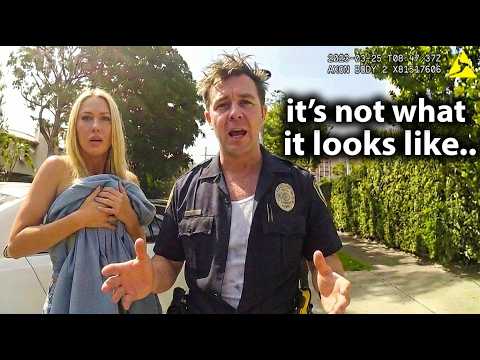 Officer Caught In Back Of Police Car With Model