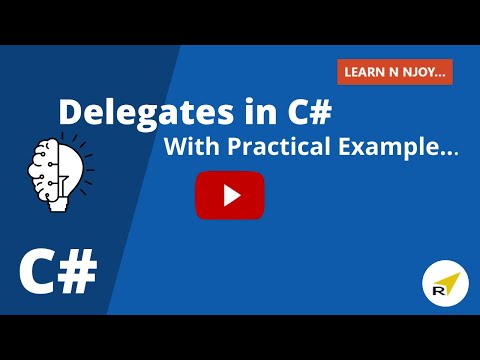 Delegates in C# with a Real-Time Example, How to Define & Implement it in a Program? | Learn N Njoy.