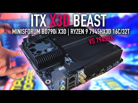 Minisforum BD790iX3D – 7945HX3D vs 7945HX 16-Core ITX Battle!