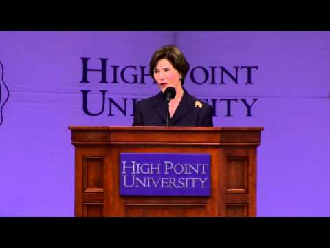 High Point University's 2012 Commencement | Laura Bush