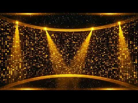 Golden Party Background Loop UHD