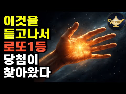 로또 1등 당첨이 이루어지는 1등 당첨 확언 명상 [중간 광고 없음]