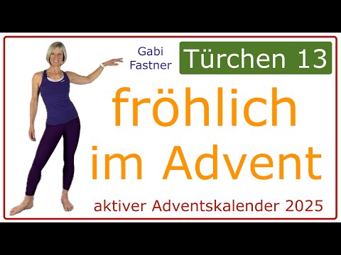 13/24 💫 15 min. fröhlicher Advent | Mini-Choreos - Spass an Bewegung, ohne Geräte, im Stehen