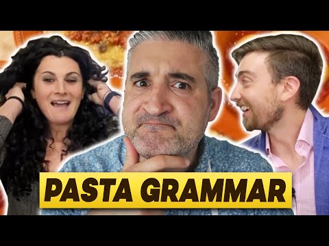 Italian Chef Reacts to PASTA GRAMMAR (An American Cooks for his Italian Wife)