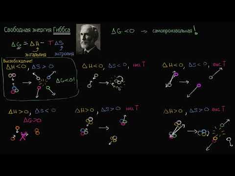 Свободная энергия Гиббса и самопроизвольные реакции (видео 8) | Энергия| Биология