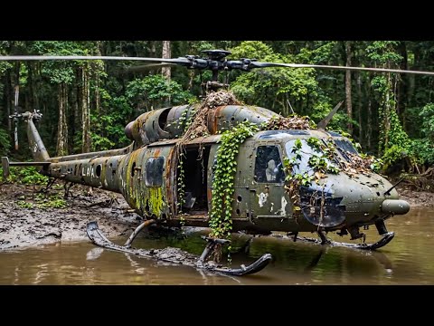 Lost 40 Years in the Jungle — Abandoned UH-72A Lakota Reborn in the Hangar