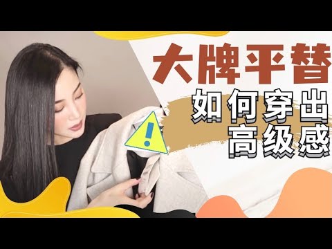 穿搭秘訣（下）如何省钱｜大牌平替｜時尚感｜高级感｜如何挑选衣服？｜fashion tips