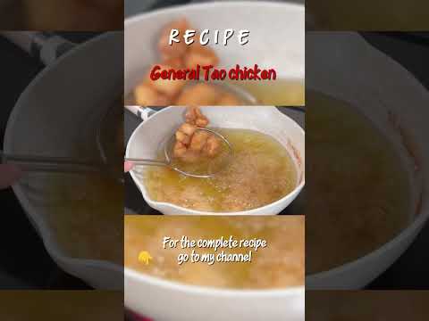 EASIEST AND BEST GENERAL TAO CHICKEN 😍🔥 #generaltaochicken #chicken #rice #recipe #cook #shorts