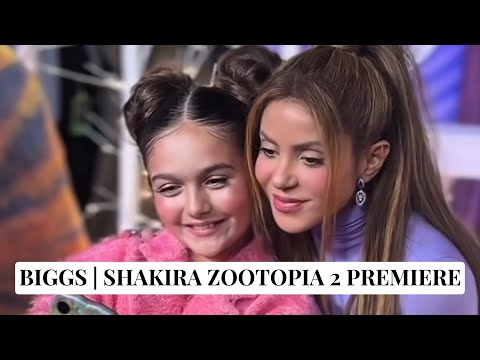 BIGGS | SHAKIRA: ZOOTOPIA 2 PREMIERE