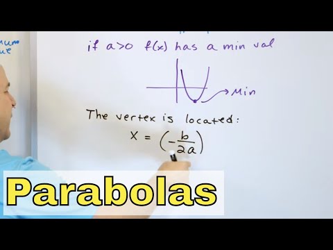 14 - Graphing Quadratic Functions - Max & Min Values - Part 1