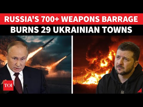 Putin’s NIGHT FURY: Russia's 700+ Missiles & Drones TORCH Kyiv, Lyiv As Ukraine Marks Army Day