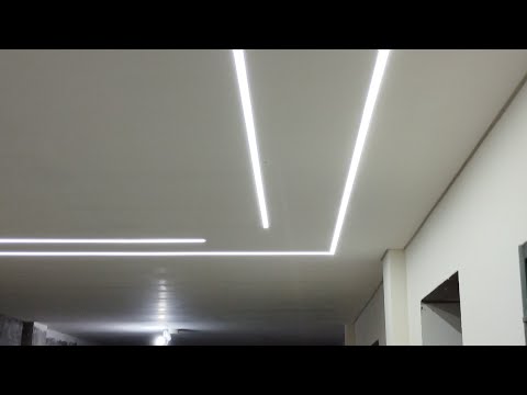 HOW TO INSTALL LED PROFILE ON THE CEILING