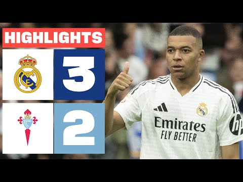 REAL MADRID 3 - 2 RC CELTA  I RESUMEN LALIGA EA SPORTS