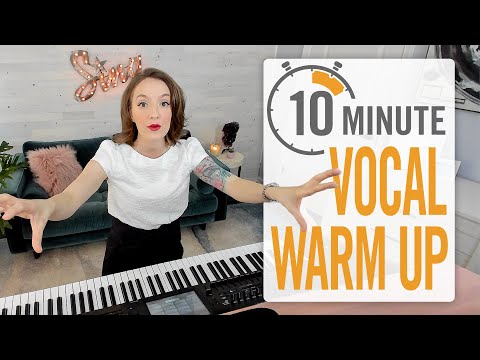 10 minute Vocal Warm Up - Do this before you sing!