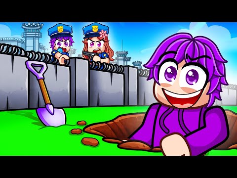Digging to ESCAPE from Prison in Roblox…