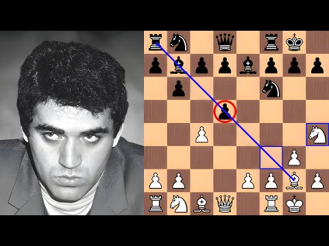 Kasparov destroys the Queen’s Indian in 23 moves
