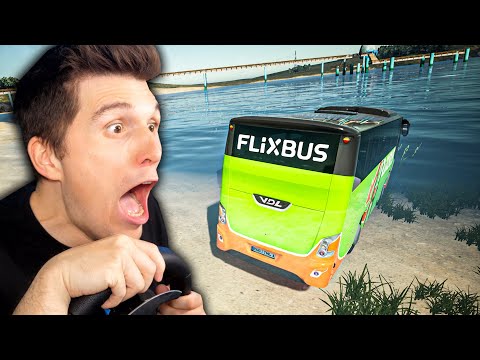 Ich falle in die Ostsee & fahre plötzlich 400km/h | Fernbus Simulator