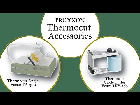 Proxxon Thermocut Accessories for Cutting Circles, Cylinders & Angles