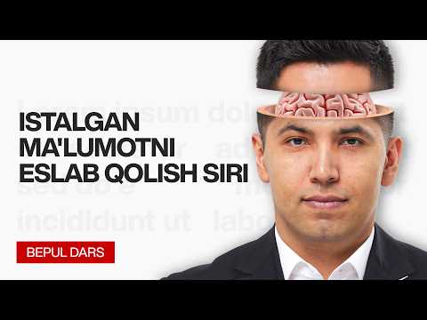 Qanday Qilib Super Diqqat va Xotiraga Ega Bo'lish Mumkin?  — Bepul Onlayn Dars