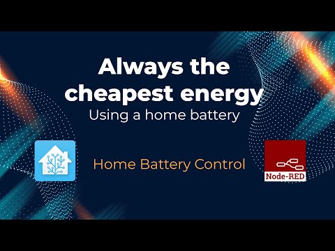 Goedkope dynamische energie met een thuis accu door Home Assistant en Home Battery Control | HowTo