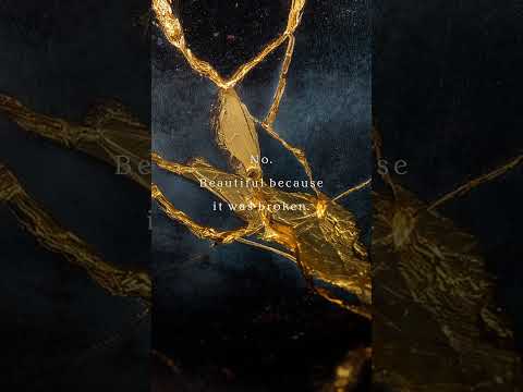 Beautiful because it was broken. ✨