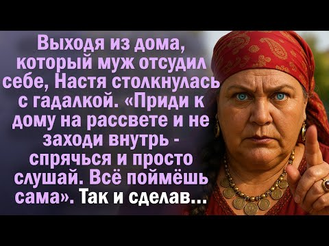 Выходя из дома, который муж отсудил себе, Настя столкнулась с гадалкой. «Приди к дому на рассвете...