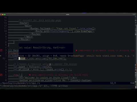 Is this the Easiest Way to Deploy Leptos Apps? First look at Oxyde Cloud
